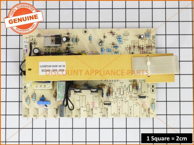 CHEF DISHLEX ELECTRONIC DISHWASHER CONTROL BOARD PART 0367400108