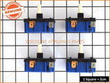 4 X WESTINGHOUSE CHEF SIMPSON ELECTROLUX COOKTOP SIMMERSTAT SWITCHES MP-101 PART # 0534001654