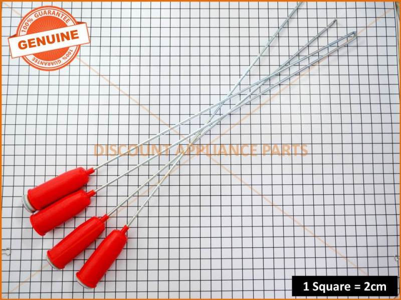 SIMPSON WASHING MACHINE ROD SUSPENSION KIT OF 4 PART 119155400K