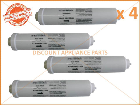 4 x WESTINGHOUSE ELECTROLUX REFRIGERATOR WATER FILTER PART # 1450970 # ACC139