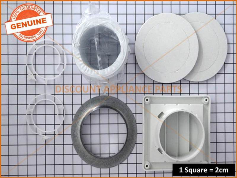 SIMPSON WESTINGHOUSE ELECTROLUX DRYER VENTING KIT THRU WALL PART # DVK –  Discount Appliance Parts