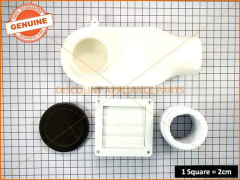 SIMPSON WESTINGHOUSE ELECTROLUX DRYER VENT KIT FLEXI DUCT PART #DVK006 ULX104