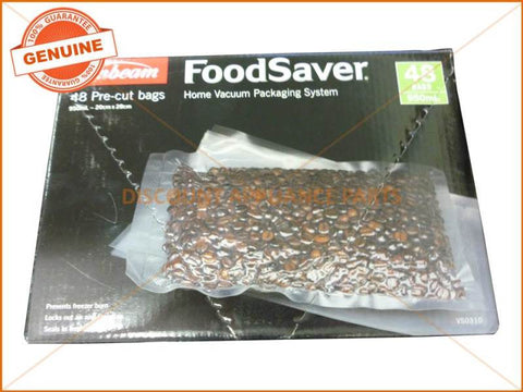 SUNBEAM FOODSAVER PRE CUT 950ml BAGS ( PACK OF 48 ) PART # VS0310