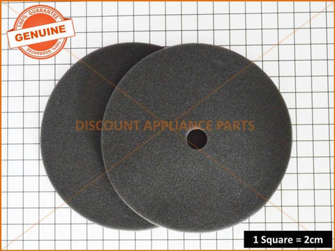 2 x SIMPSON WESTINGHOUSE DRYER FOAM LINT FILTER PART # 0144002111