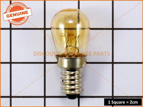WESTINGHOUSE KELVINATOR REFRIGERATOR LAMP 15W SES 240V E14 PART # 1050074
