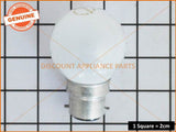 WESTINGHOUSE KELVINATOR REFRIGERATOR LAMP 40W BC GE PEARL ROUND B22 PART # 1438784