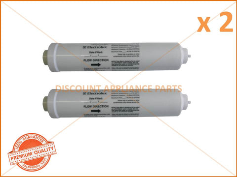 2 x WESTINGHOUSE ELECTROLUX REFRIGERATOR WATER FILTER PART # 1450970 #ACC139