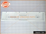 DISHLEX DISHWASHER CONTROL PANEL WHITE PART # 1560723-01/5