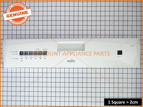 DISHLEX DISHWASHER CONTROL PANEL WHITE PART # 1560723-01/5