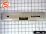 GENUINE DISHLEX DISHWASHER DX203SK CONTROL PANEL GREY PART #1560723-11/4