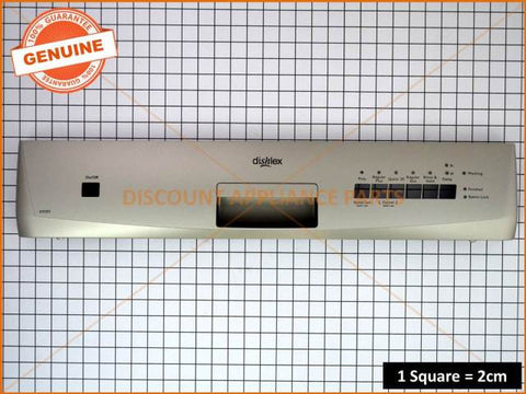 GENUINE DISHLEX DISHWASHER DX203SK CONTROL PANEL GREY PART #1560723-11/4