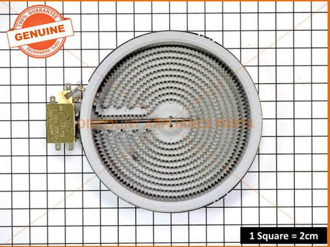 CHEF WESTINGHOUSE COOKTOP RADIANT HEATER D180/1800W/230V PART # 3740636-21/6 NOW 4055539326