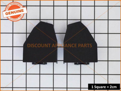 CHEF OVEN HANDLE ENDS ( BLACK )  PART # 43383K - NO LONGER AVAILABLE