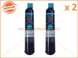 2 x WHIRLPOOL GENUINE FRIDGE WATER FILTER PART # 4396841