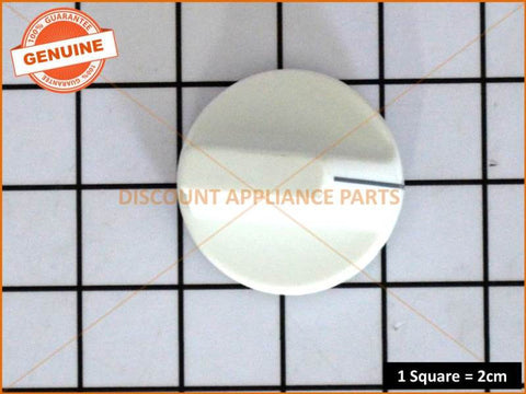 CHEF OVEN COOKTOP KNOB BAR TYPE WHITE PART # 44786