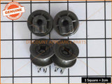4 x LG DISHWASHER ROLLERS UPPER BASKET PART # 4581DD3002A