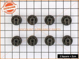 8 x GENUINE LG DISHWASHER ROLLERS UPPER BASKET PART # 4581DD3002A
