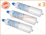 3 x LG REFRIGERATOR WATER FILTER PART # 5231JA2006F 5231JA2006A