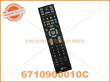 LG TV REMOTE CONTROL PART # MKJ39170818 # 6710900010V # 6710900010C # AKB69680403