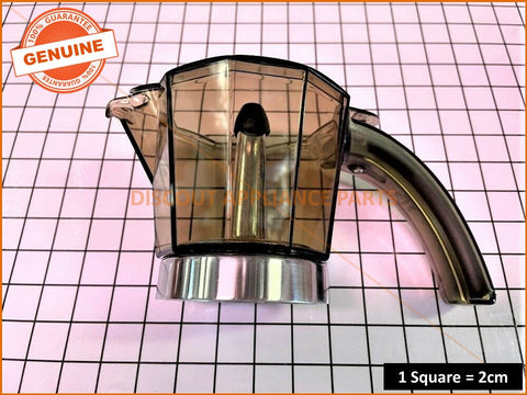 GENUINE DELONGHI ALICIA MOKA POTS 6 CUP CARAFE ASSEMBLY #7313285579