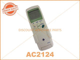 UNIVERSAL AIR CONDITIONER REMOTE CONTROL PART # AC2124