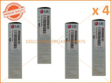 4 x LG REFRIGERATOR WATER FILTER PART # ADQ36006101