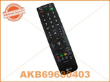 LG TV REMOTE CONTROL PART # AKB73655804 # AKB72915207 # AKB69680403