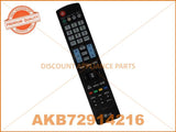 LG TV REMOTE CONTROL PART # AKB72914216 # AKB73615312 # AKB74115502 # AKB73755460