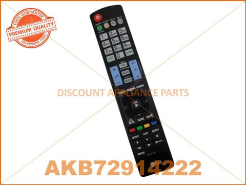 LG TV REMOTE CONTROL PART # AKB72914222 # AKB72914202, #AKB72914206 #AKB72914208