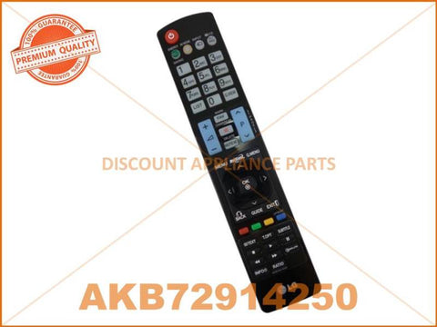 LG TV REMOTE CONTROL PART # AKB72914250 # AKB72914039 # AKB74115502