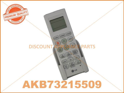 LG AIR CONDITIONER REMOTE CONTROLLER ASSEMBLY PART # AKB73215509 NLA # AKB74375404