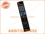 LG TV REMOTE CONTROL PART # AKB73275652 # AKB72915246 # AKB74115502