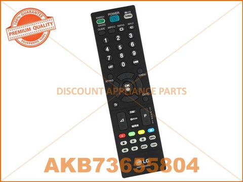 LG TV REMOTE CONTROL PART # AKB73655804 # AKB72915207 # AKB69680403
