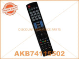 LG TV REMOTE CONTROL PART # MKJ40653806 AKB74115502
