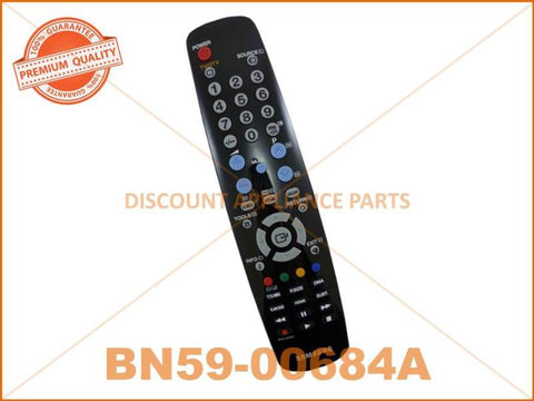 SAMSUNG TV REMOTE CONTROL PART # BN59-00684A