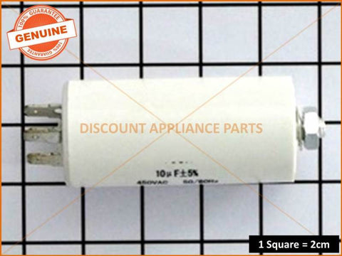 UNIVERSAL WASHING MACHINE CAPACITOR 10UF  PART # CA010