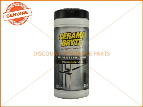 CERAMA BRYTE STAINLESS STEEL WIPES CLEANING POLISH AND CONDITIONER PART # CP012