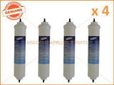 4 x SAMSUNG FRIDGE EXTERNAL WATER FILTER PART # DA29-10105J
