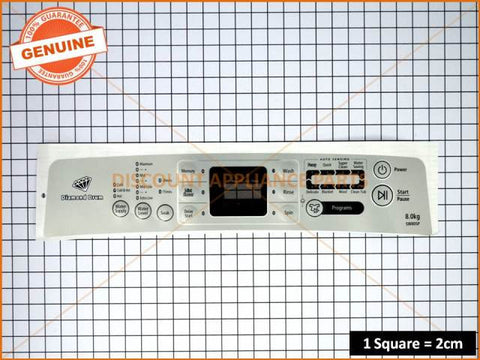SAMSUNG WASHING MACHINE INLAY PANEL POSEIDON REAR PART # DC64-02135C
