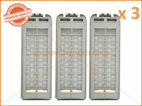 3 x SAMSUNG WASHING MACHINE FILTER ASSY PART # DC97-16513A DC97-16513C
