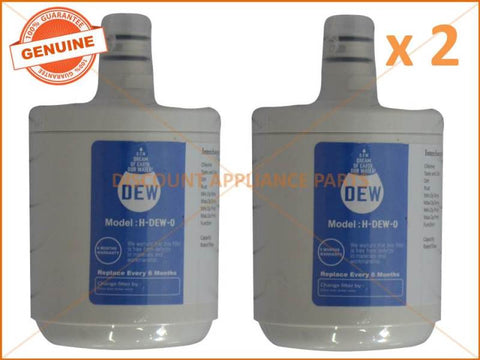 2 x LG REFRIGERATOR QUALITY REPLACEMENT 5231JA2002A WATER FILTER