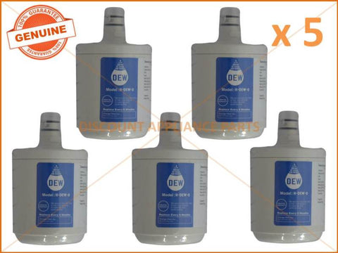 5 x LG REFRIGERATOR QUALITY REPLACEMENT 5231JA2002A WATER FILTER