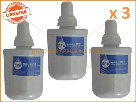 3 x SAMSUNG REFRIGERATOR INTERNAL AQUA PURE REPLACEMENT WATER FILTER DA29-00003F DA29-00003G A B