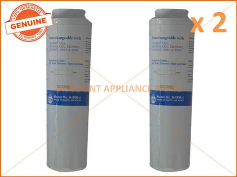 2 x MAYTAG WHIRLPOOL REFRIGERATOR QUALITY REPLACEMENT WATER FILTER UKF8001AXX DEW-4