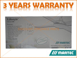 MARTEC LIFESTYLE 52” 4 BLADE WHITE CEILING FAN NO LIGHT PART # DLS134W