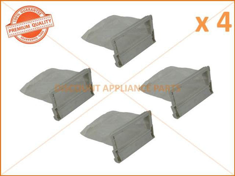 4 x FISHER & PAYKEL HAIER WASHING MACHINE LINT FILTER PART # H00330101843A