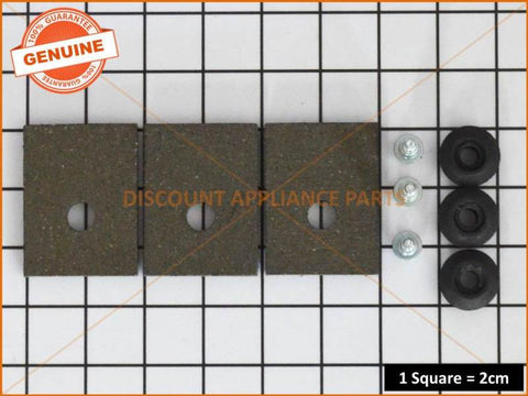 KLEENMAID WASHING MACHINE BRAKE PAD KIT PART # KS548P3
