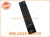 LG TV REMOTE CONTROL PART # MKJ42519601 # MKJ42519619 # MKJ42519615 # AKB74115502