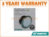 MARTEC INFINITY 5000K BRUSHED NICKEL FIXED DIMMABLE 10W DOWNLIGHT KIT PART # MLIR5012BD