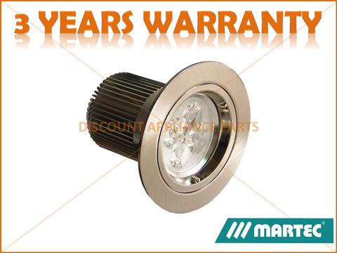 MARTEC PRIMARY 5000K BRUSHED NICKEL DIMMABLE 9W DOWNLIGHT KIT PART # MLPD5045BD